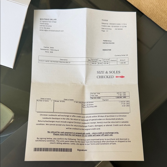 Christian Louboutin Blush and Red Heels - Picture 7 of 7